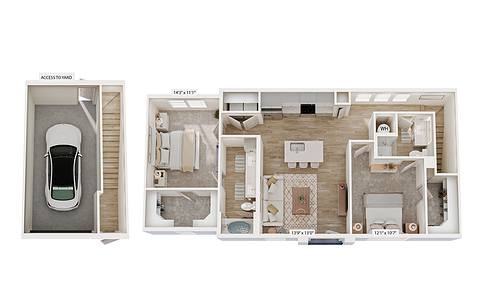 Floorplan B2G layout