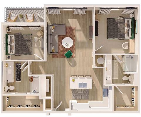 Floorplan B2 layout