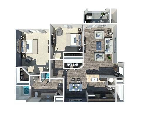 Floorplan B2 layout