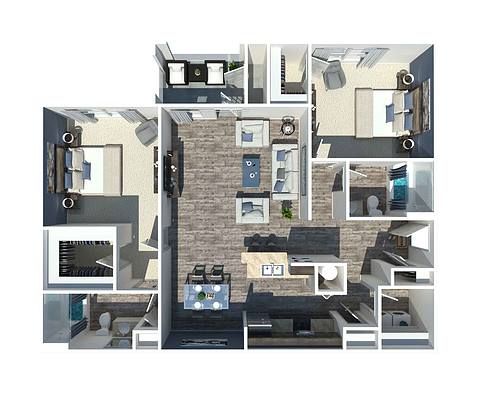 Floorplan B3 layout