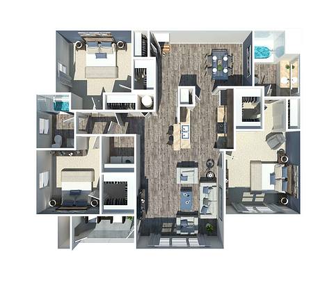 Floorplan C1 layout