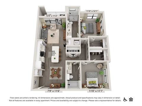 Floorplan B2 layout