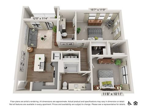 Floorplan B1 layout