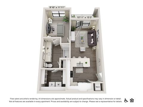 Floorplan A1A layout
