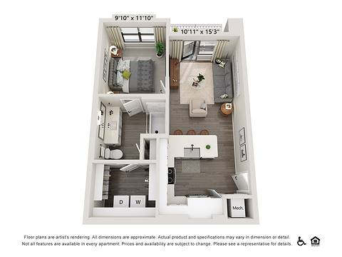 Floorplan A1 layout