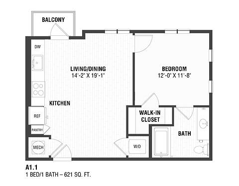 Floorplan A1.1 layout