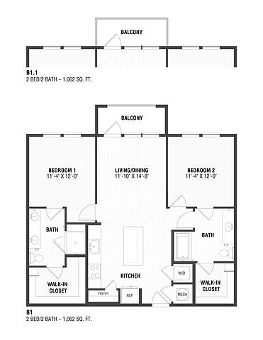 Floorplan B1 layout