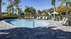 Swimming pool with seating