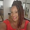 woman wearing red lipstick