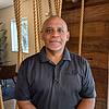 man wearing gray polo shirt