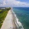 Aerial view of beach