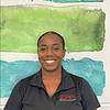 woman wearing black polo shirt