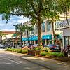 street and stores