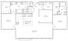 Floor plan B2 layout