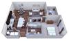 Floor plan Saddlebrook layout