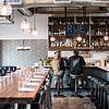 Couple dining in restaurant