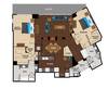 Floorplan Jet Black 2 Bed Penthouse Layout