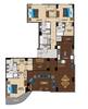 Floorplan Cyan 3 Bed Penthouse Layout