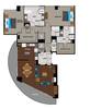 Floorplan Platinum 2 Bed Penthouse Layout