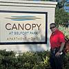 woman wearing red polo shirt