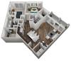 Floorplan B2 (Sycamore) Layout