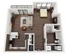 Floorplan The Pacific Loft Layout