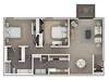 Floorplan Two Bedroom Premier Layout
