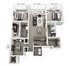 Floorplan B6 Den Layout