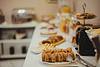 Food on buffet