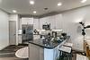 apartment kitchen with stainless steel appliances