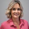 woman wearing pink shirt