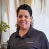 woman with polo shirt