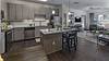 Apartment kitchen with stainless steel appliances