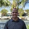 man wearing gray polo shirt