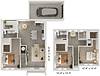 Floorplan C1 Townhome Layout