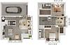 Floorplan B3 Townhome Layout