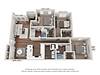 Floorplan 3 Bedroom (2nd Floor) Layout