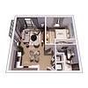 Floorplan 1B2.1 Layout