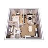 Floorplan 1B1 Layout
