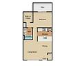 Floorplan One Bedroom One Bath Medium Layout