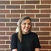 woman wearing black short sleeve shirt
