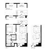 A3 floor plan featuring kitchen, living/dining room, bedroom, bath with walk-in closet, and patio/balcony