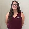 woman wearing dark red sleeveless shirt