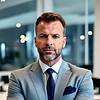 man in suit with arms crossed
