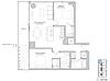 Floorplan 1 Line Floors 29-43 layout