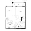 Floorplan One Bedroom One Bath Layout