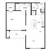 Floorplan One Bedroom One Bath Layout