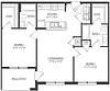 Floorplan 2 Bedroom Garden Layout