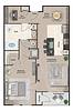 1 Bedroom Apartment – 1111 Post Oak Blvd. #2504, Houston, TX, 77056