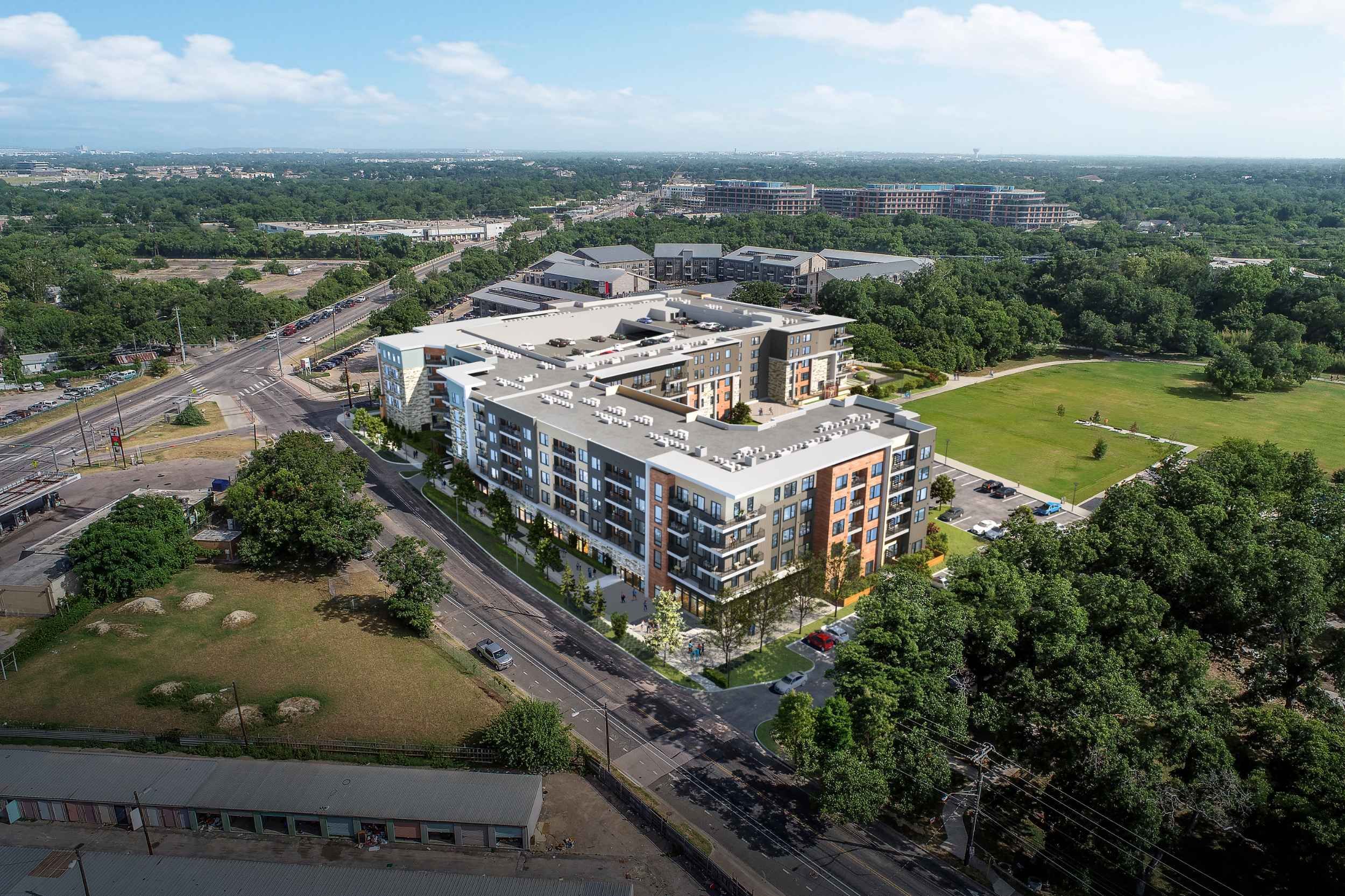 Illustration of Exclusive Apartment Complexes